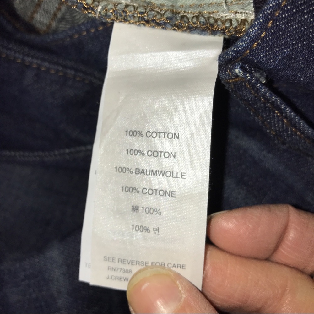 J. Crew Dark Wash Broken In Boyfriend Jeans SOLD - Picture 5 of 6